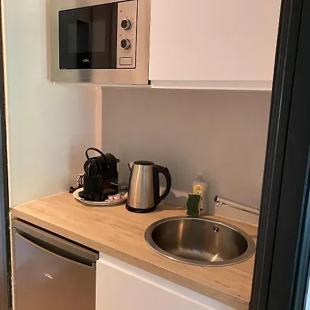 בית הארחה Palmiers Avec Salle De Bains Et Mini Kitchenette Le Touquet